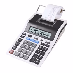 Rebell PDC 20, Bureau, Calculatrice imprimante, 12 chiffres, 1 lignes, Batterie, Gris