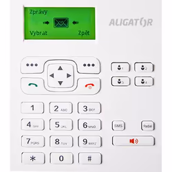 Aligator T100 téléphone portable Blanc