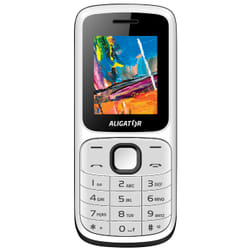 Aligator D210 4,57 cm (1.8") 66 g Noir, Blanc Téléphone pour seniors
