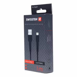 Swissten 71505540 câble Lightning 1 m Noir - Vue supplémentaire 2