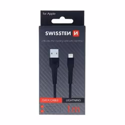 Swissten 71505540 câble Lightning 1 m Noir - Vue supplémentaire 3