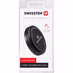 Swissten M10, Mobile/smartphone, Support passif, Voiture, Noir
