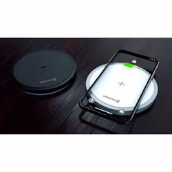 Swissten 22055504 chargeur d'appareils mobiles Smartphone Noir Secteur Recharge sans fil Charge rapide Intérieure