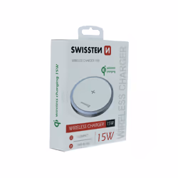 Swissten 22055505 chargeur d'appareils mobiles Smartphone Blanc Secteur Recharge sans fil Charge rapide Auto, Intérieure