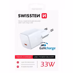 Swissten 2205510 adaptateur de puissance & onduleur Intérieure 33 W Blanc