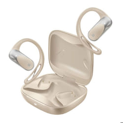 Écouteurs Sport - SWISSTEN - Conduction Aérienne - Bluetooth 5.4 - IP54 - Beige