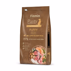 FITMIN PURITY RICE PUPPY LAMB&amp;SALMON 2kg, Adulte, Agneau, Riz, 2 kg