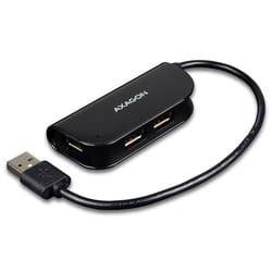 Axagon HUE-X4B hub & concentrateur USB 2.0 480 Mbit/s Noir
