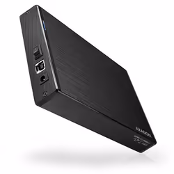 Axagon EE35-XA3, Boîtier HDD, 3.5", SATA, Série ATA II, Série ATA III, 5 Gbit/s, Connectivité USB, Noir