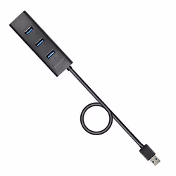 Axagon HUE-S2BL hub & concentrateur USB 3.2 Gen 1 (3.1 Gen 1) Type-A 5000 Mbit/s Noir - Vue supplémentaire 4