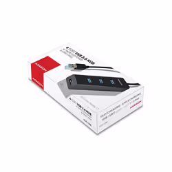 Axagon HUE-S2BL hub & concentrateur USB 3.2 Gen 1 (3.1 Gen 1) Type-A 5000 Mbit/s Noir - Vue supplémentaire 5