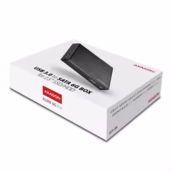 Axagon EE25-XA6 Boîtier de disques de stockage Boîtier disque dur/SSD Noir 2.5" - Vue supplémentaire 10