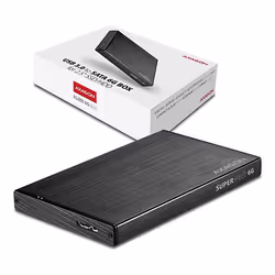 Axagon EE25-XA6 Boîtier de disques de stockage Boîtier disque dur/SSD Noir 2.5" - Vue supplémentaire 11