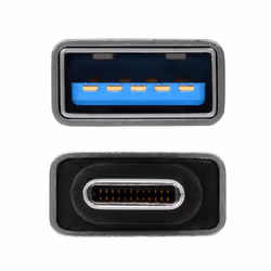 Axagon RUCM-AFA changeur de genre de câble USB type C USB type A Métallique - Vue supplémentaire 4