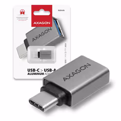 Axagon RUCM-AFA changeur de genre de câble USB type C USB type A Métallique - Vue supplémentaire 5