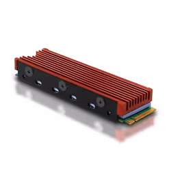 Axagon CLR-M2, Dissipateur thermique/Radiateur, Noir, Rouge