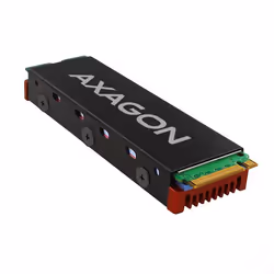 Axagon CLR-M2 système de refroidissement d’ordinateur Disque électronique Dissipateur thermique/Radiateur Noir, Rouge