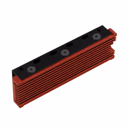 Axagon CLR-M2 système de refroidissement d'ordinateur Disque électronique Dissipateur thermique/Radiateur Noir, Rouge - Vue supplémentaire 6