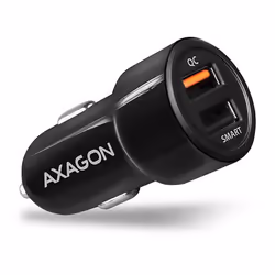 Axagon PWC-QC5, Auto, Allume-cigare, 12 V, Noir