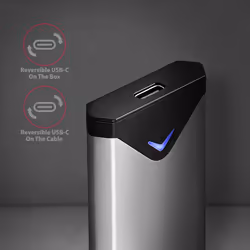 Axagon EEM2-UG2 Boîtier de disques de stockage Enceinte ssd Noir, Gris M.2 - Vue supplémentaire 7