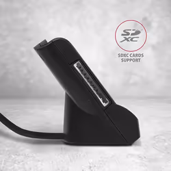 Axagon CRE-SM2 lecteur de cartes à puce Intérieure USB USB 2.0 Noir - Vue supplémentaire 6
