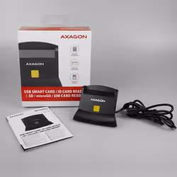Axagon CRE-SM2 lecteur de cartes à puce Intérieure USB USB 2.0 Noir - Vue supplémentaire 8
