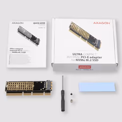 Axagon PCI-E 3.0 16x - M.2 SSD NVMe. Up to 80mm carte et adaptateur d'interfaces Interne - Vue supplémentaire 4