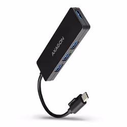 Axagon HUE-G1C, USB 3.2 Gen 1 (3.1 Gen 1) Type-C, USB 3.2 Gen 1 (3.1 Gen 1) Type-A, 5000 Mbit/s, Noir, 0,14 m, Chine