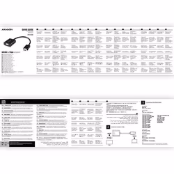 Axagon RVH-VGN câble vidéo et adaptateur 0,17 m HDMI Type A (Standard) VGA (D-Sub) Noir - Vue supplémentaire 10