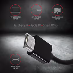 Axagon RVH-VGAN câble vidéo et adaptateur 0,17 m HDMI Type A (Standard) VGA (D-Sub) Noir - Vue supplémentaire 4
