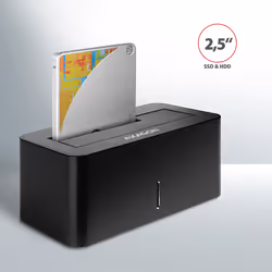 Axagon ADSA-SN Station d'accueil de disques de stockage USB 3.2 Gen 1 (3.1 Gen 1) Type-A Noir - Vue supplémentaire 4