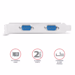 Axagon PCEA-S2N carte et adaptateur d'interfaces Interne RS-232 - Vue supplémentaire 2