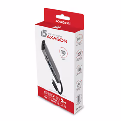 Axagon HMC-5G2 station d'accueil USB 3.2 Gen 2 (3.1 Gen 2) Type-C Gris - Vue supplémentaire 5