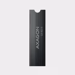Axagon CLR-M2L10 système de refroidissement d'ordinateur Disque électronique Dissipateur thermique/Radiateur Noir - Vue supplémentaire 5