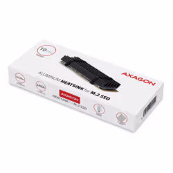 Axagon CLR-M2L10 système de refroidissement d'ordinateur Disque électronique Dissipateur thermique/Radiateur Noir - Vue supplémentaire 7