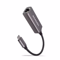Axagon ADE-TRC, Avec fil, USB Type-C, Ethernet, 5000 Mbit/s, Gris