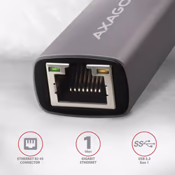 Axagon ADE-TRC carte réseau Ethernet 5000 Mbit/s