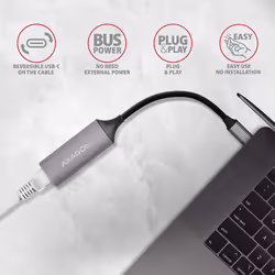 Axagon ADE-TRC carte réseau Ethernet 5000 Mbit/s