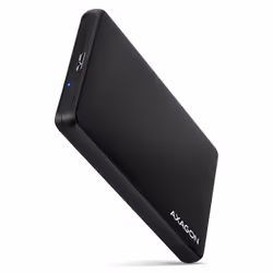 Axagon EE25-SL, Boîtier disque dur/SSD, 2.5", Série ATA III, 6 Gbit/s, Connectivité USB, Noir