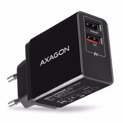 Axagon ACU-QS24, Intérieure, Secteur, 12 V, Noir