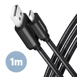 Axagon BUMM-AM10TB câble USB USB 2.0 1 m Micro-USB B USB A Noir