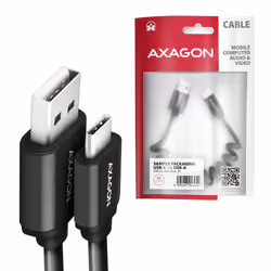 Axagon BUCM-AM10TB câble USB USB 2.0 0,6 m USB C USB A Noir - Vue supplémentaire 6