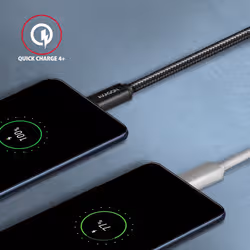 Axagon BUCM3-CM20AB Câble USB USB-C USB 3.2 Gen 1 2 m Noir - Vue supplémentaire 5