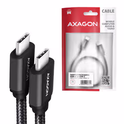 Axagon BUCM3-CM20AB Câble USB USB-C USB 3.2 Gen 1 2 m Noir - Vue supplémentaire 7