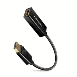 Axagon RVD-HI14N câble vidéo et adaptateur 0,18 m DisplayPort HDMI Noir