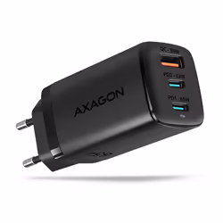 Axagon ACU-DPQ65, Intérieure, Secteur, 20 V, Noir