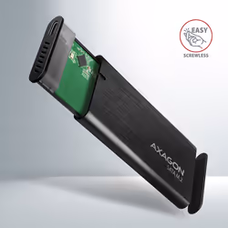 Axagon EEM2-SBC externes Gehäuse für M.2 SSDs USB-C 3.2 Gen 2 - schwarz Enceinte ssd Noir