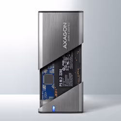Axagon EEM2-SG2 Boîtier de disques de stockage Enceinte ssd Gris M.2 - Vue supplémentaire 4