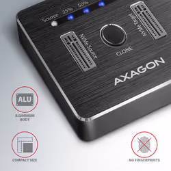 Axagon ADSA-M2C Station d'accueil de disques de stockage USB 3.2 Gen 2 (3.1 Gen 2) Type-C - Vue supplémentaire 4
