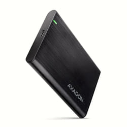 Axagon EE25-A6C Boîtier de disques de stockage Boîtier disque dur/SSD Noir 2.5"
